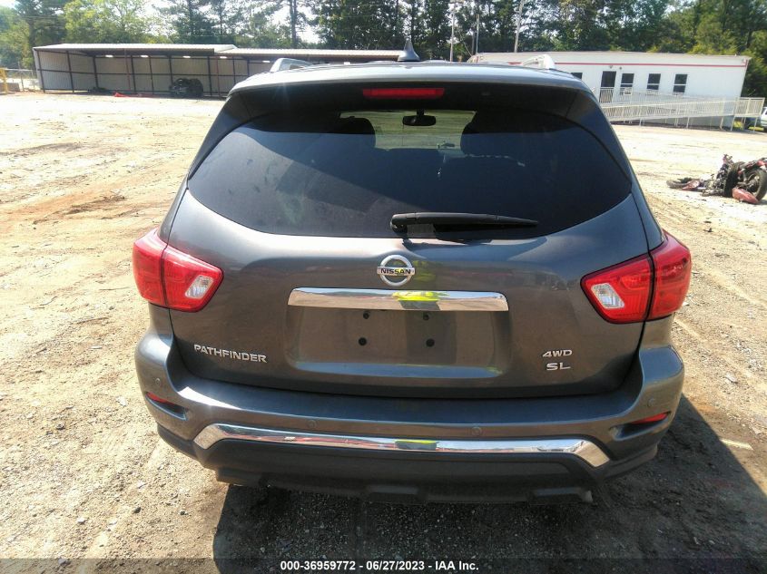 2019 NISSAN PATHFINDER SL - 5N1DR2MM4KC646283