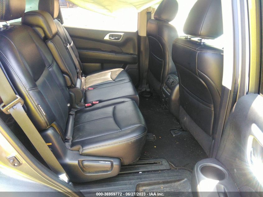 2019 NISSAN PATHFINDER SL - 5N1DR2MM4KC646283