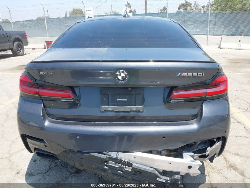 2022 BMW 5 SERIES M550I XDRIVE - WBA13BK00NCJ19755