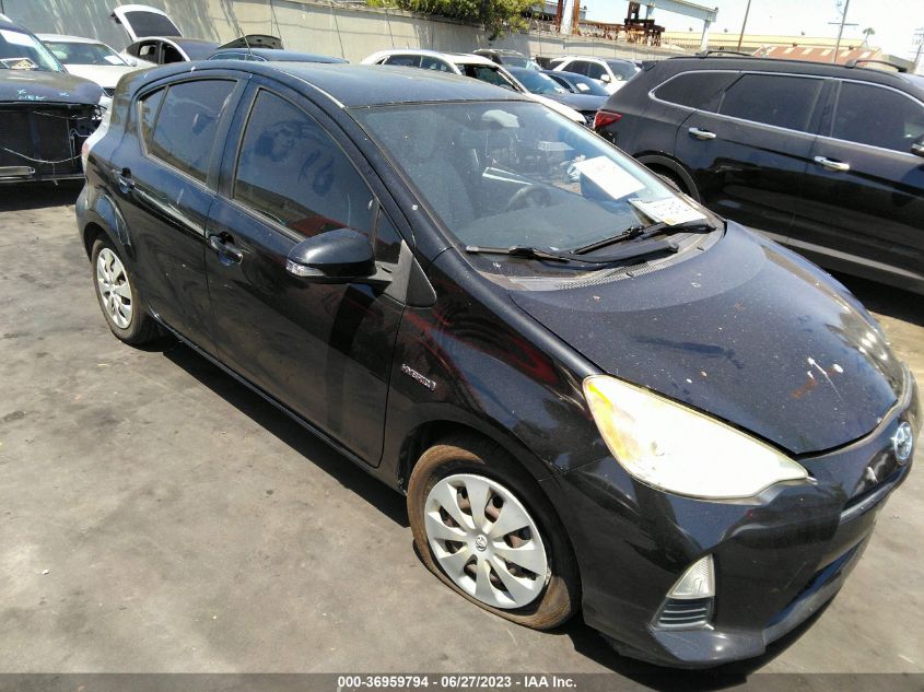 2013 TOYOTA PRIUS C ONE/TWO/THREE/FOUR - JTDKDTB38D1540427