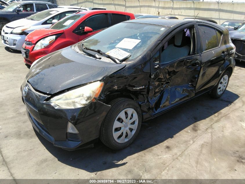 2013 TOYOTA PRIUS C ONE/TWO/THREE/FOUR - JTDKDTB38D1540427