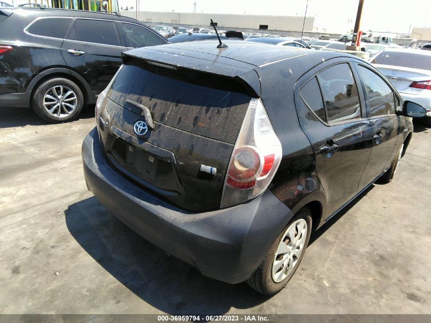2013 TOYOTA PRIUS C ONE/TWO/THREE/FOUR - JTDKDTB38D1540427