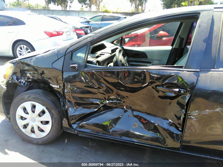 2013 TOYOTA PRIUS C ONE/TWO/THREE/FOUR - JTDKDTB38D1540427
