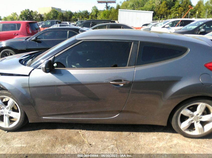 2013 HYUNDAI VELOSTER W/BLACK INT - KMHTC6AD1DU094280