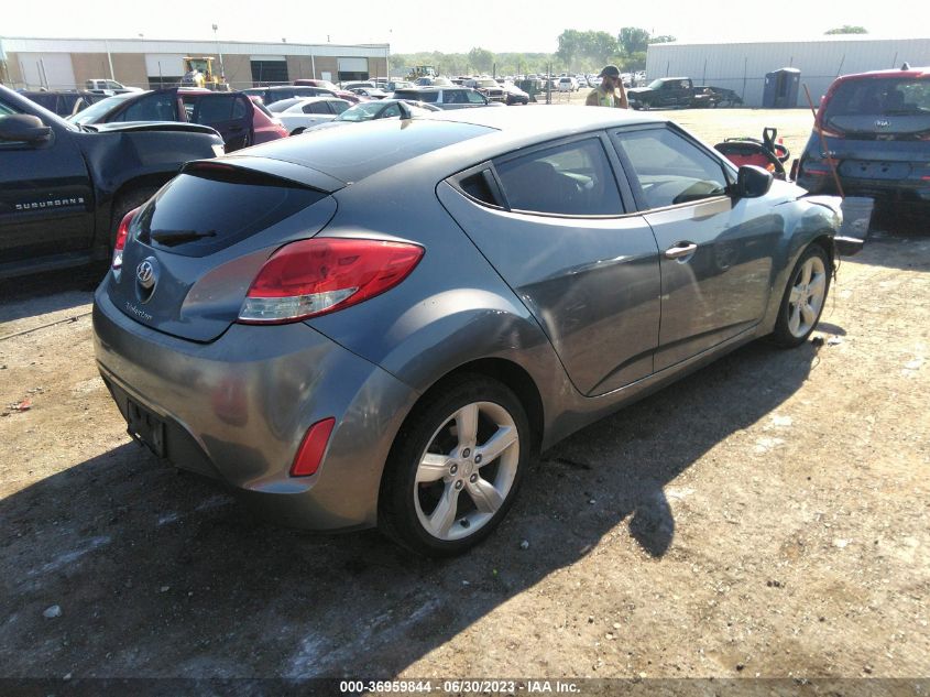 2013 HYUNDAI VELOSTER W/BLACK INT - KMHTC6AD1DU094280