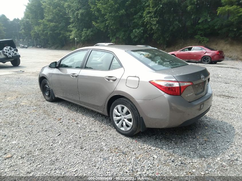 2015 TOYOTA COROLLA L/LE/S/S PLUS/LE PLUS - 2T1BURHE7FC357868