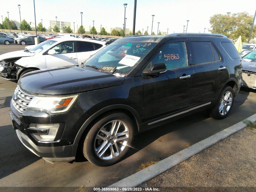 2016 FORD EXPLORER LIMITED - 1FM5K7F82GGC59768