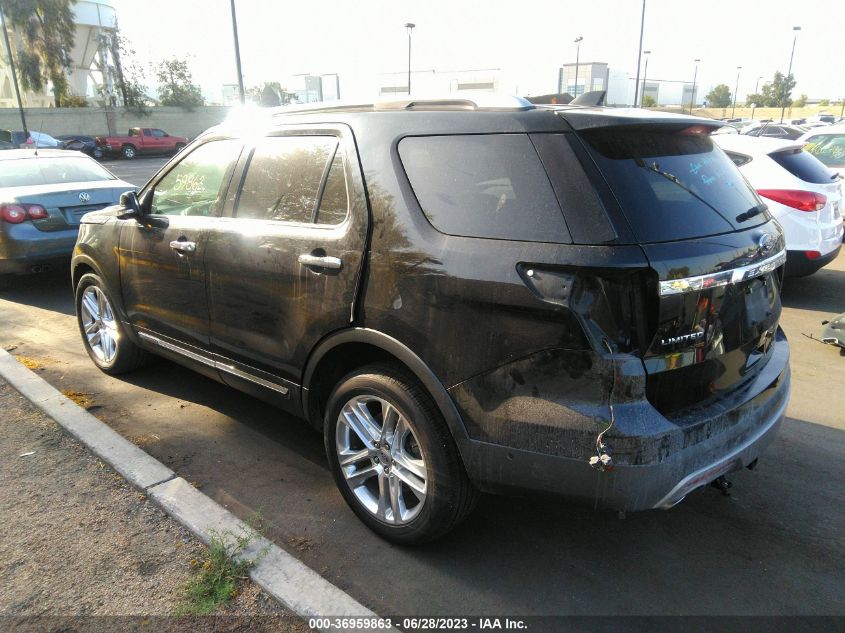 2016 FORD EXPLORER LIMITED - 1FM5K7F82GGC59768