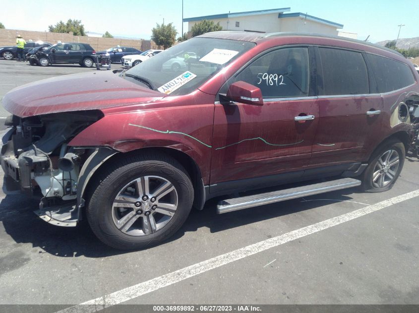 2016 CHEVROLET TRAVERSE LT - 1GNKRHKD9GJ329076