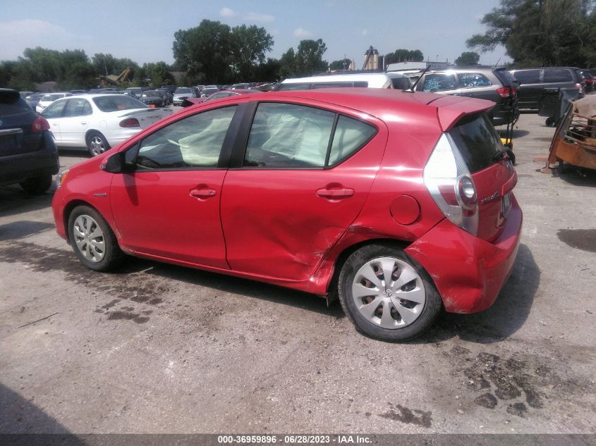 2014 TOYOTA PRIUS C ONE/THREE/TWO/FOUR - JTDKDTB30E1561659