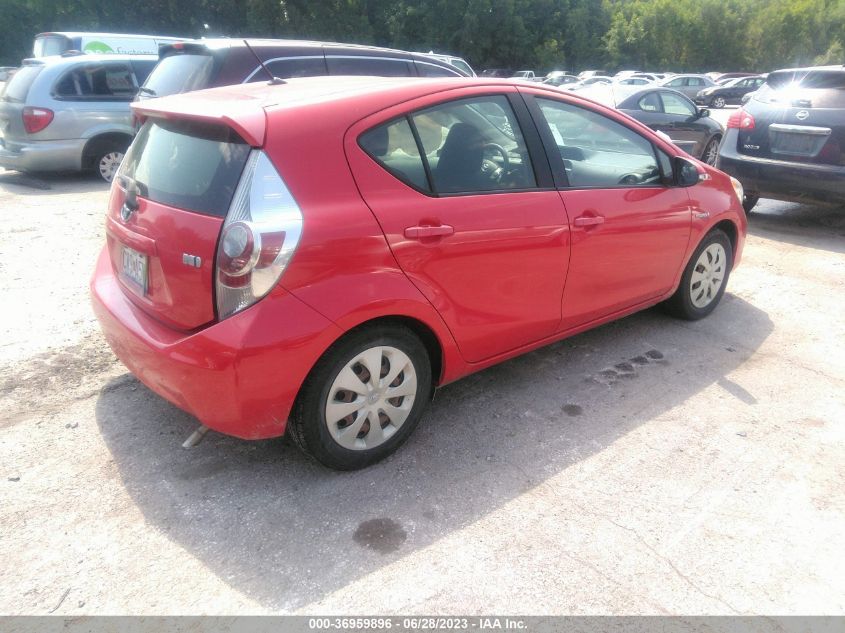 2014 TOYOTA PRIUS C ONE/THREE/TWO/FOUR - JTDKDTB30E1561659