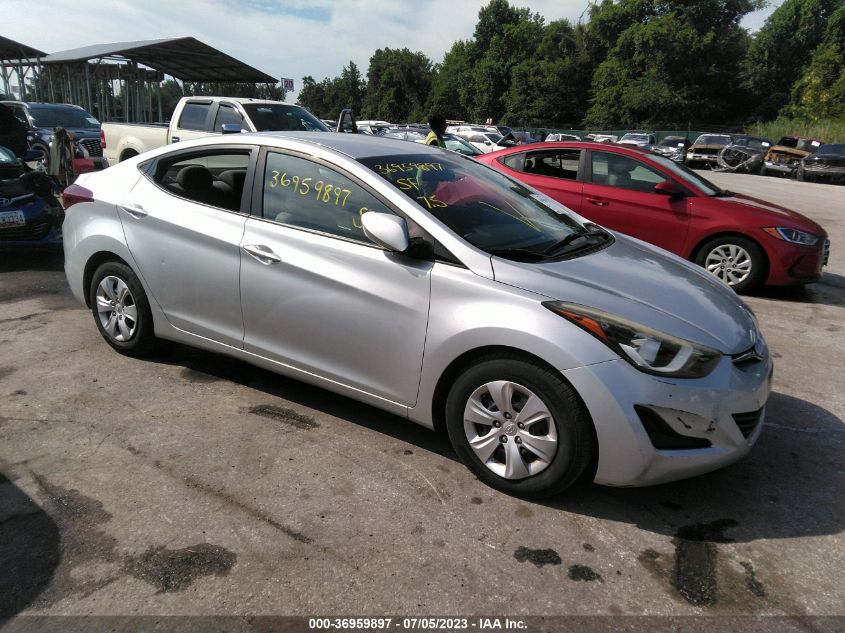 2016 HYUNDAI ELANTRA SE - 5NPDH4AE6GH746722