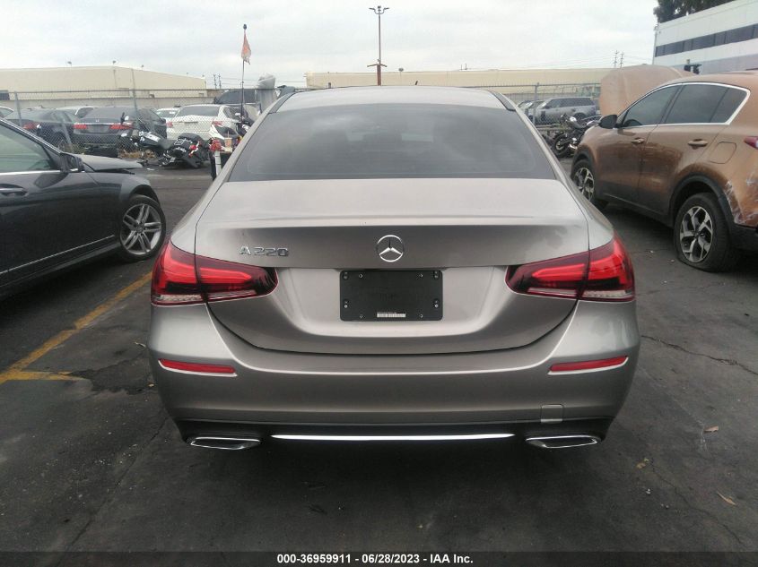 2019 MERCEDES-BENZ A-CLASS A 220 - WDD3G4EB1KW001660