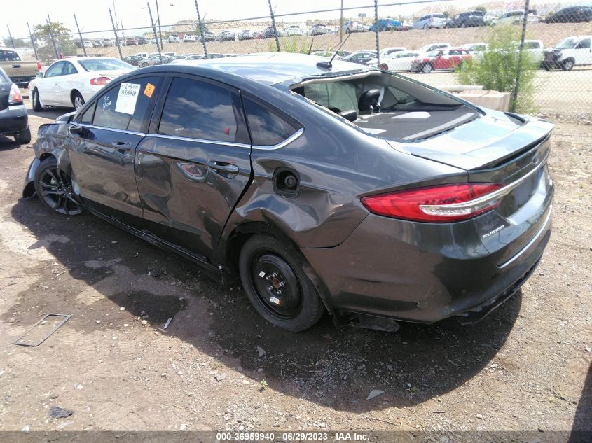 2018 FORD FUSION SE - 3FA6P0HDXJR204017