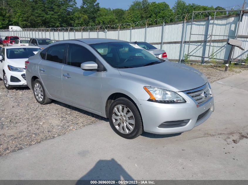 2015 NISSAN SENTRA SR/SL/S/SV/FE+ S - 3N1AB7AP0FY224079