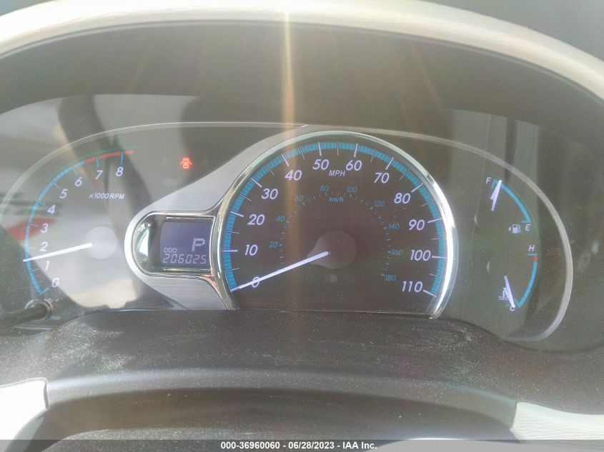 2013 TOYOTA SIENNA XLE/LIMITED - 5TDYK3DC6DS404443
