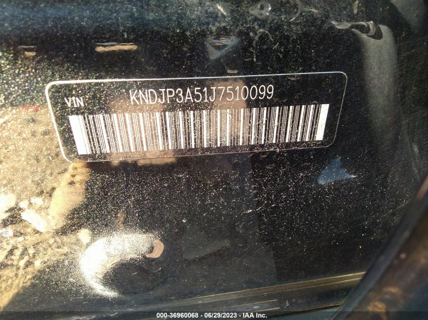 2018 KIA SOUL + - KNDJP3A51J7510099