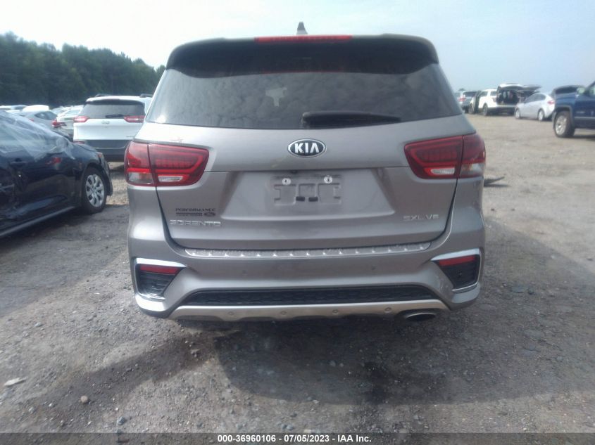 2019 KIA SORENTO SX LIMITED V6 - 5XYPK4A56KG439386