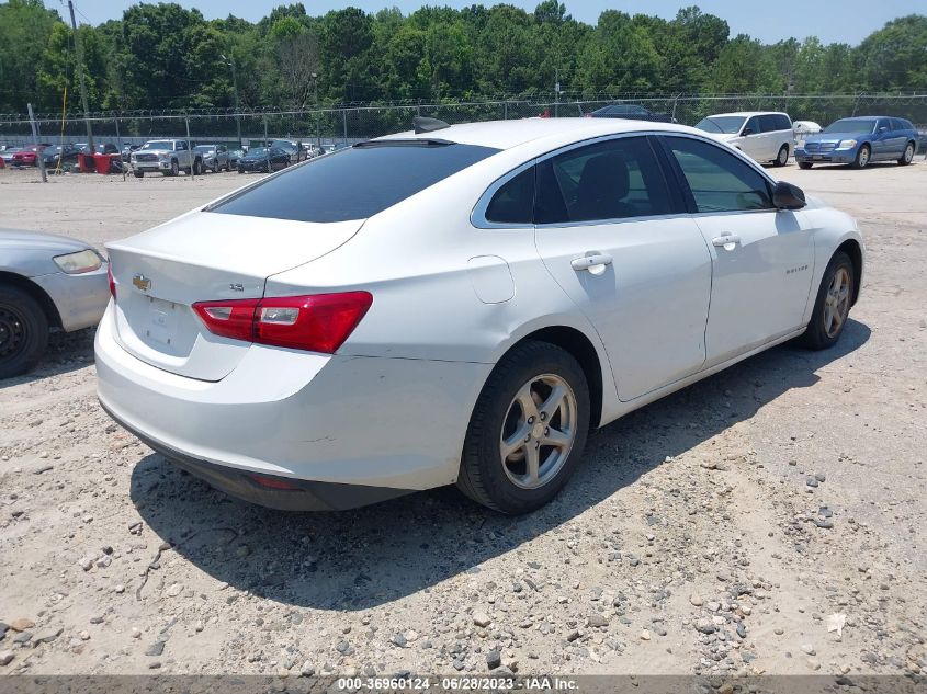 2016 CHEVROLET MALIBU LS - 1G1ZB5ST1GF171314