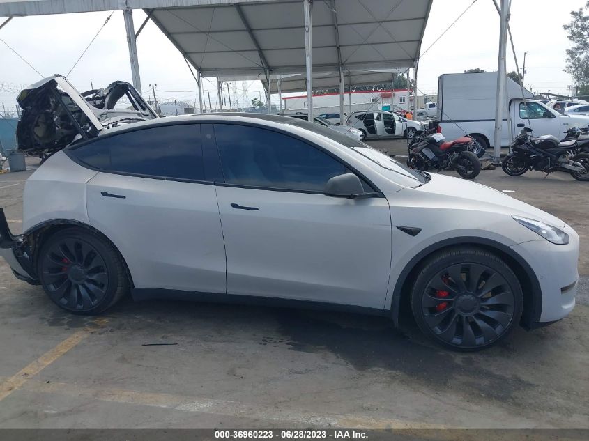 2022 TESLA MODEL Y PERFORMANCE - 7SAYGDEF8NF343329