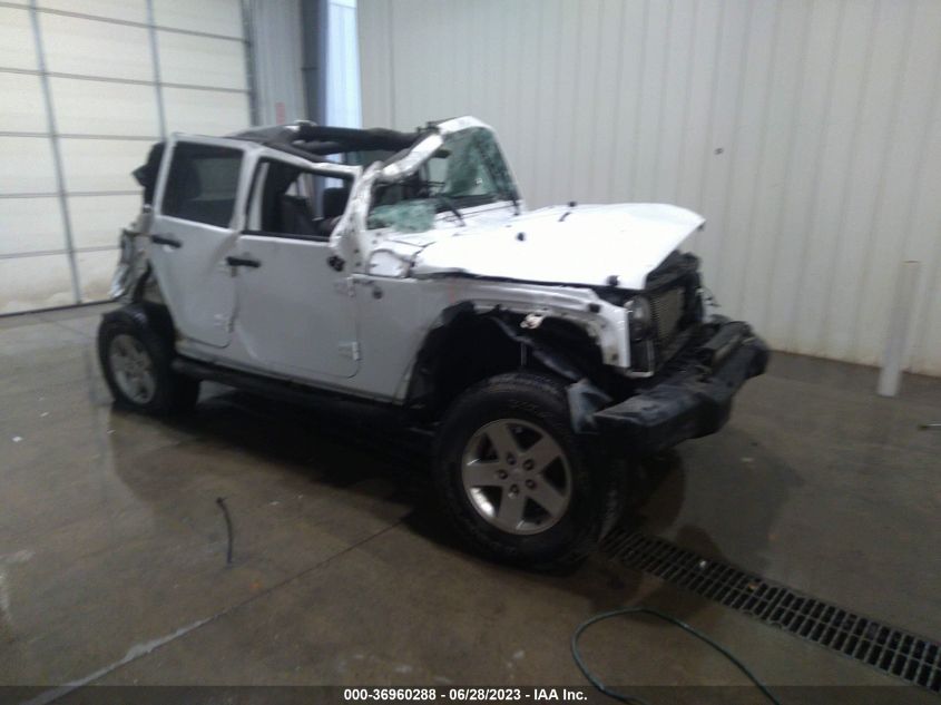 2014 JEEP WRANGLER UNLIMITED SPORT - 1C4BJWDG8EL313867