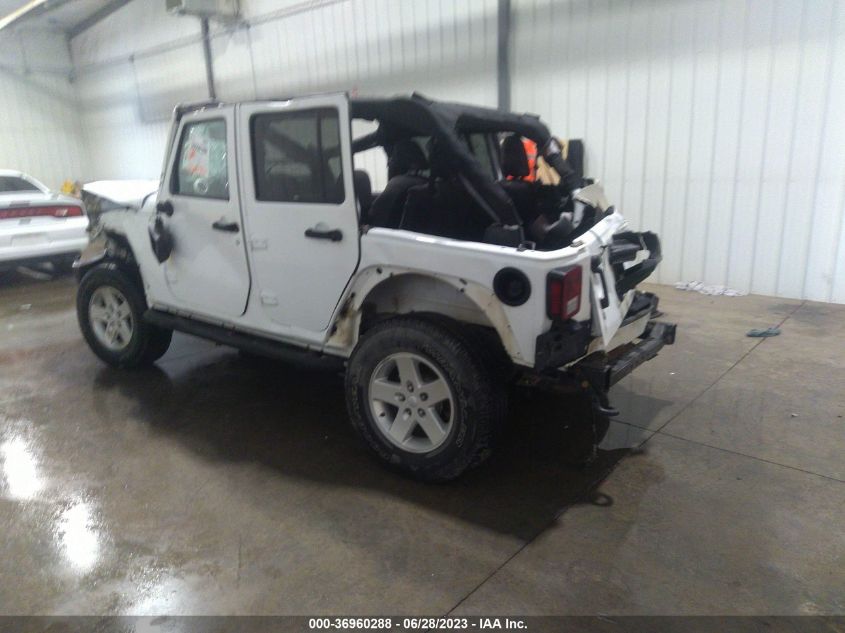 2014 JEEP WRANGLER UNLIMITED SPORT - 1C4BJWDG8EL313867