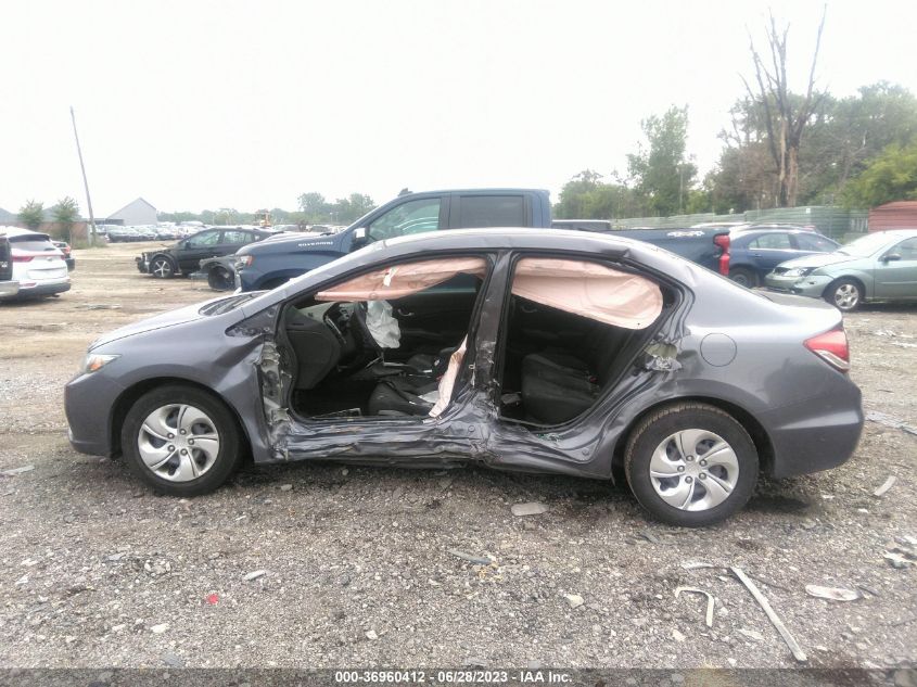 2014 HONDA CIVIC SEDAN LX - 2HGFB2F55EH552973