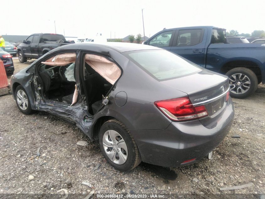 2014 HONDA CIVIC SEDAN LX - 2HGFB2F55EH552973