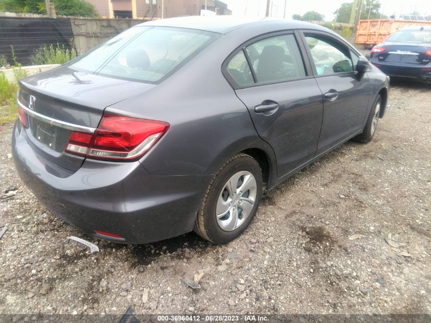 2014 HONDA CIVIC SEDAN LX - 2HGFB2F55EH552973