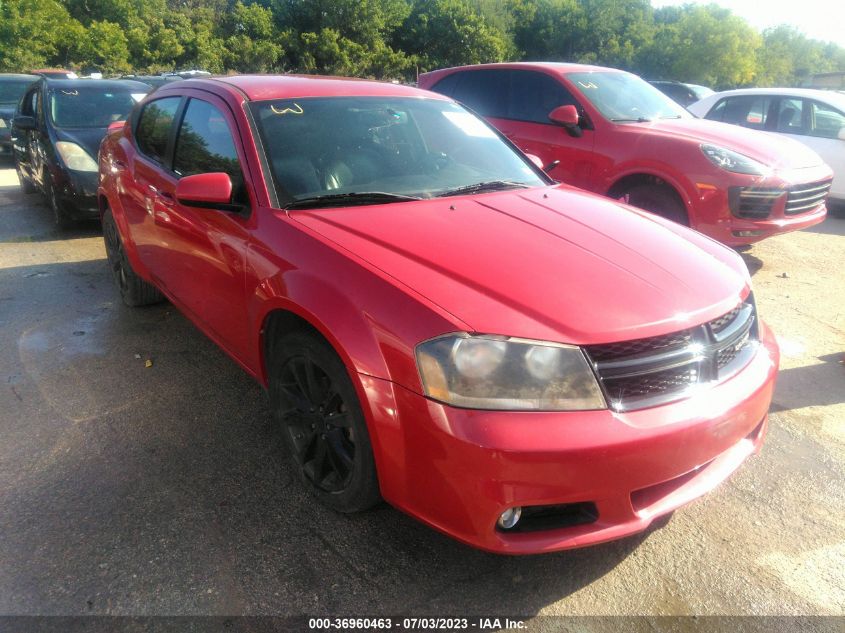 2013 DODGE AVENGER SXT - 1C3CDZCBXDN633914