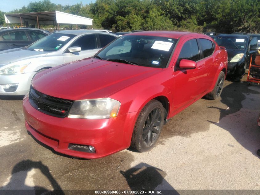 2013 DODGE AVENGER SXT - 1C3CDZCBXDN633914