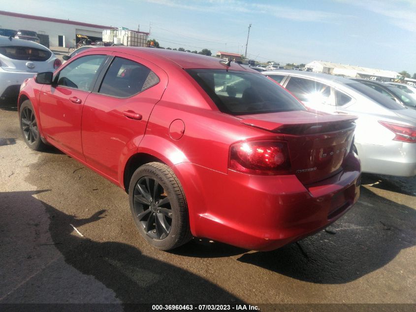 2013 DODGE AVENGER SXT - 1C3CDZCBXDN633914