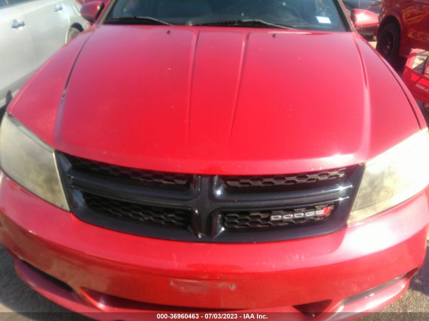 2013 DODGE AVENGER SXT - 1C3CDZCBXDN633914