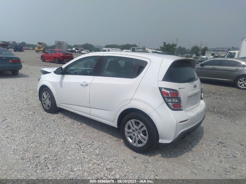 2017 CHEVROLET SONIC - 1G1JG6SG8H4170164