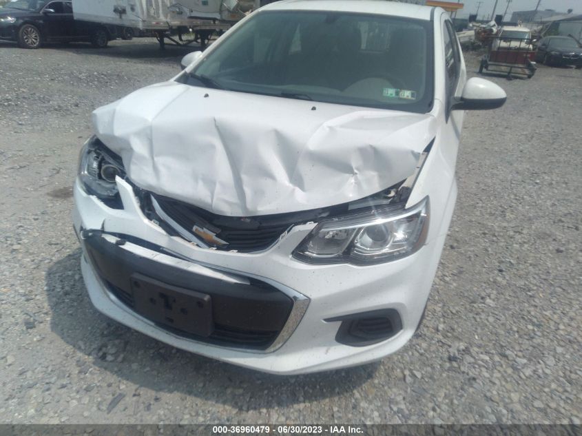 2017 CHEVROLET SONIC - 1G1JG6SG8H4170164