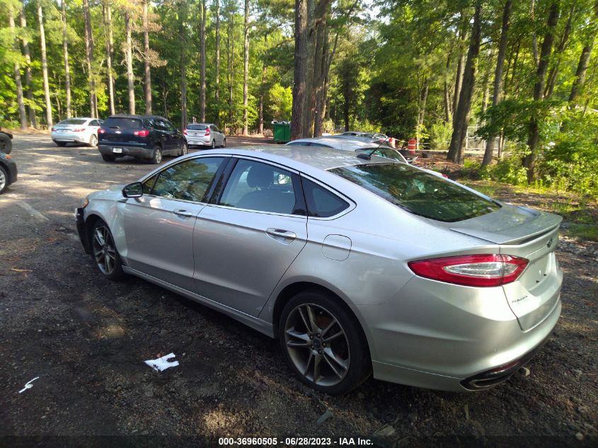 2013 FORD FUSION TITANIUM - 3FA6P0K95DR167564