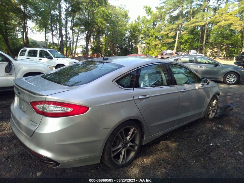 2013 FORD FUSION TITANIUM - 3FA6P0K95DR167564