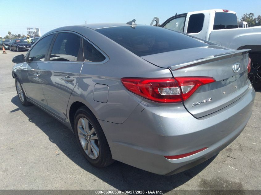 2015 HYUNDAI SONATA 2.4L SE - 5NPE24AF4FH155124