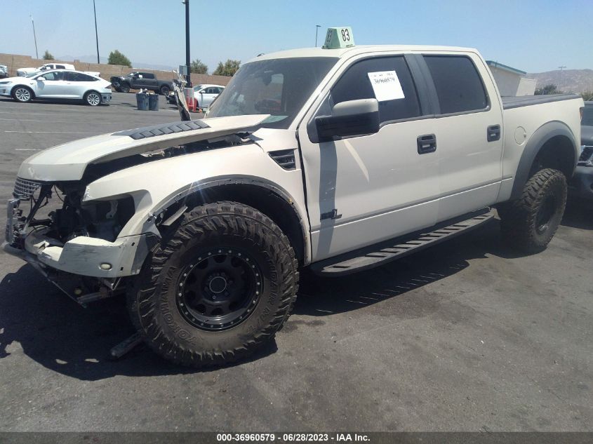 2013 FORD F-150 SVT RAPTOR - 1FTFW1R67DFD34101