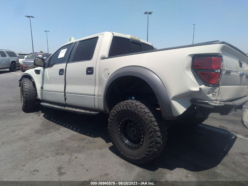 2013 FORD F-150 SVT RAPTOR - 1FTFW1R67DFD34101