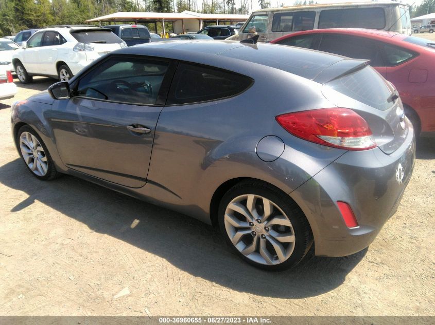 2013 HYUNDAI VELOSTER W/BLACK INT - KMHTC6AD2DU092005