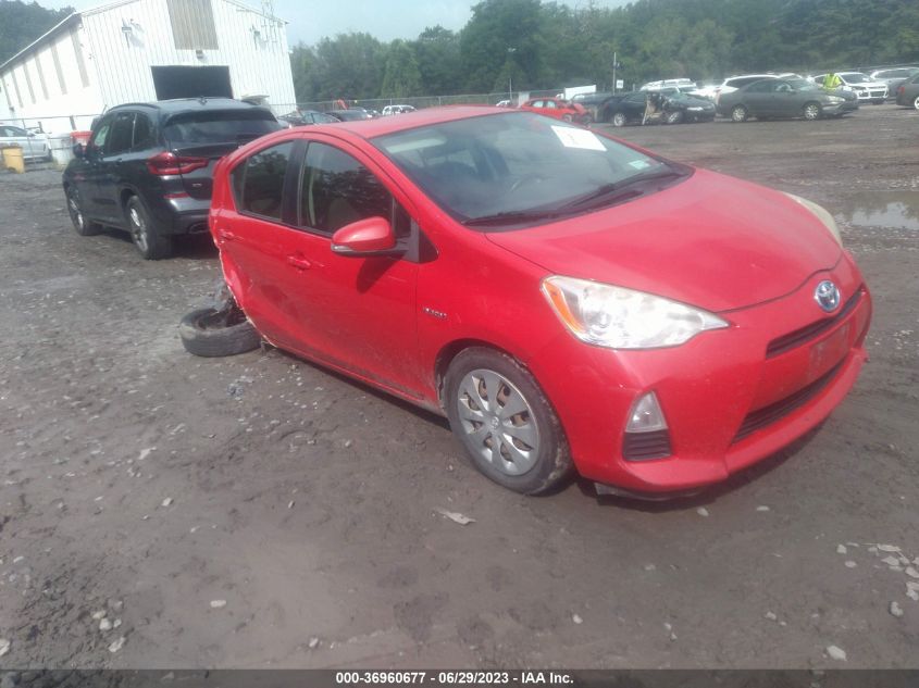 2013 TOYOTA PRIUS C ONE/TWO/THREE/FOUR - JTDKDTB38D1049758