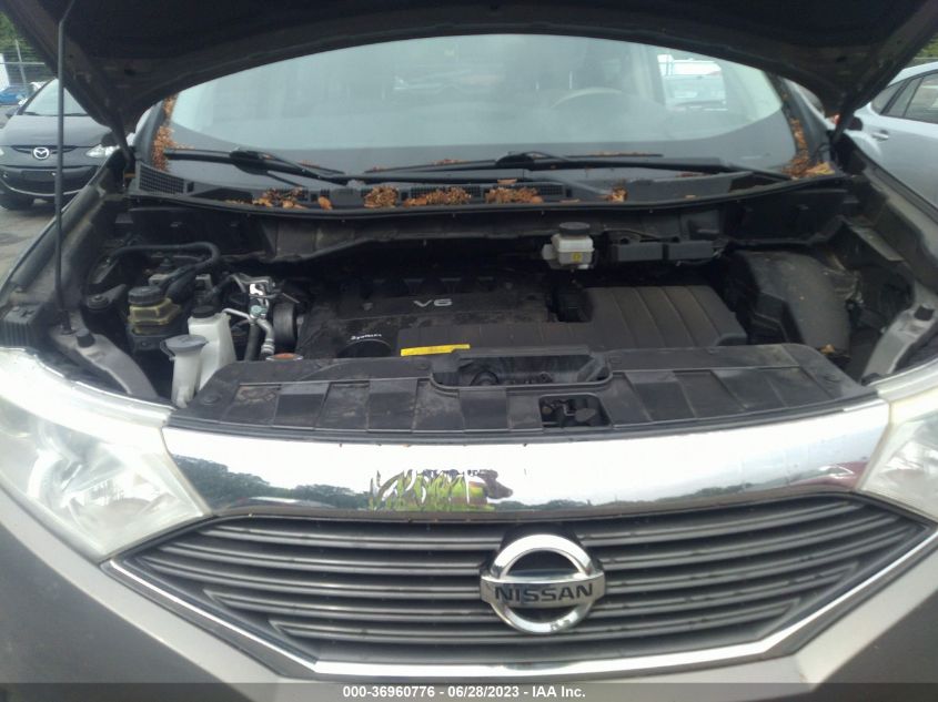2014 NISSAN QUEST S/SV/SL/LE - JN8AE2KP0E9106886