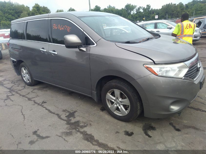 2014 NISSAN QUEST S/SV/SL/LE - JN8AE2KP0E9106886