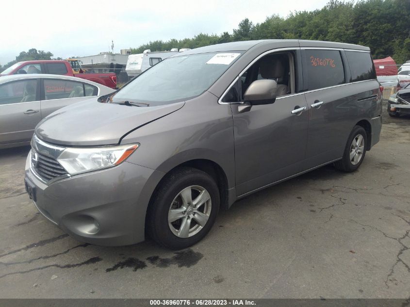 2014 NISSAN QUEST S/SV/SL/LE - JN8AE2KP0E9106886