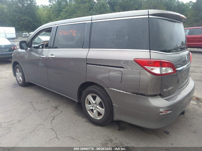 2014 NISSAN QUEST S/SV/SL/LE - JN8AE2KP0E9106886