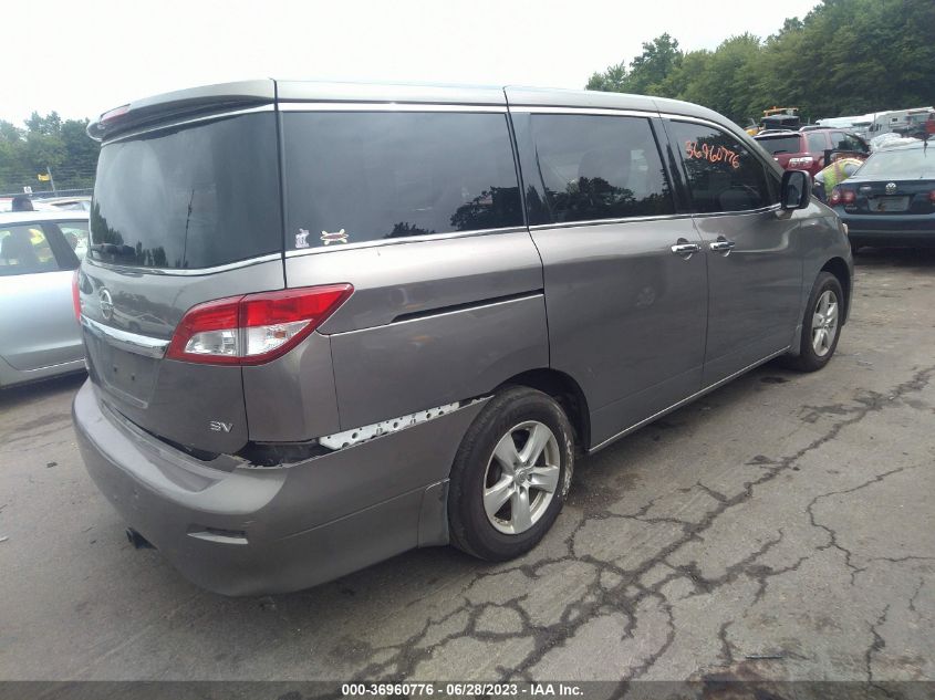 2014 NISSAN QUEST S/SV/SL/LE - JN8AE2KP0E9106886