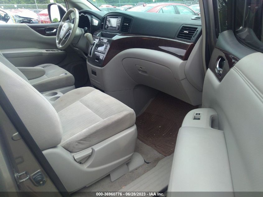 2014 NISSAN QUEST S/SV/SL/LE - JN8AE2KP0E9106886