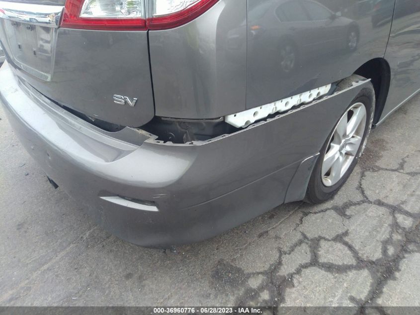 2014 NISSAN QUEST S/SV/SL/LE - JN8AE2KP0E9106886
