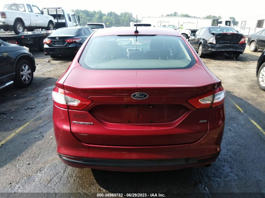 2016 FORD FUSION SE - 3FA6P0H7XGR390726